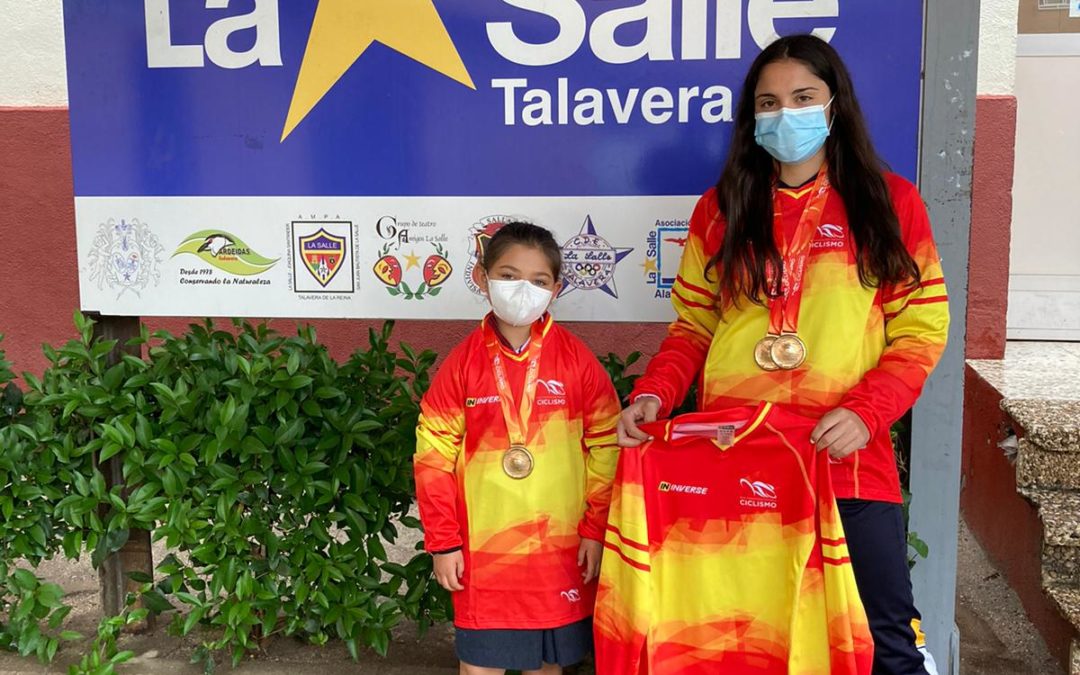 Dos alumnas de La Salle – Talavera, campeonas de España de BMX